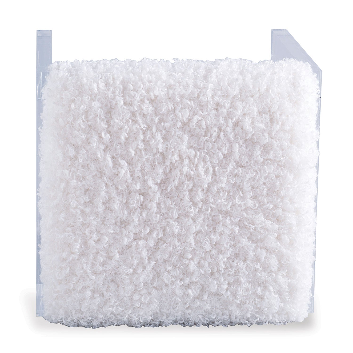 Glencoe Lucite Bench in Silver by Port 68