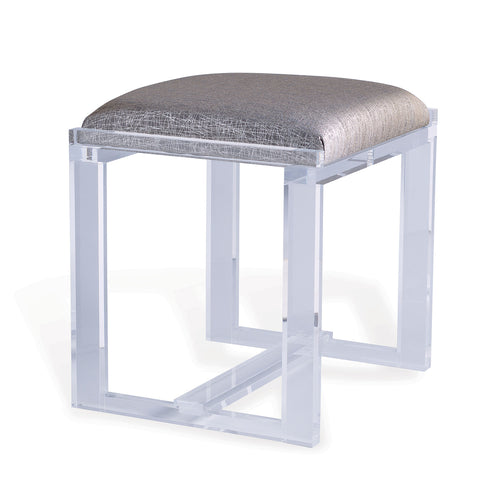Glencoe Lucite Bench in Silver by Port 68