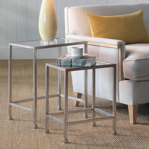Peyton Silver Nesting Tables by Port 68
