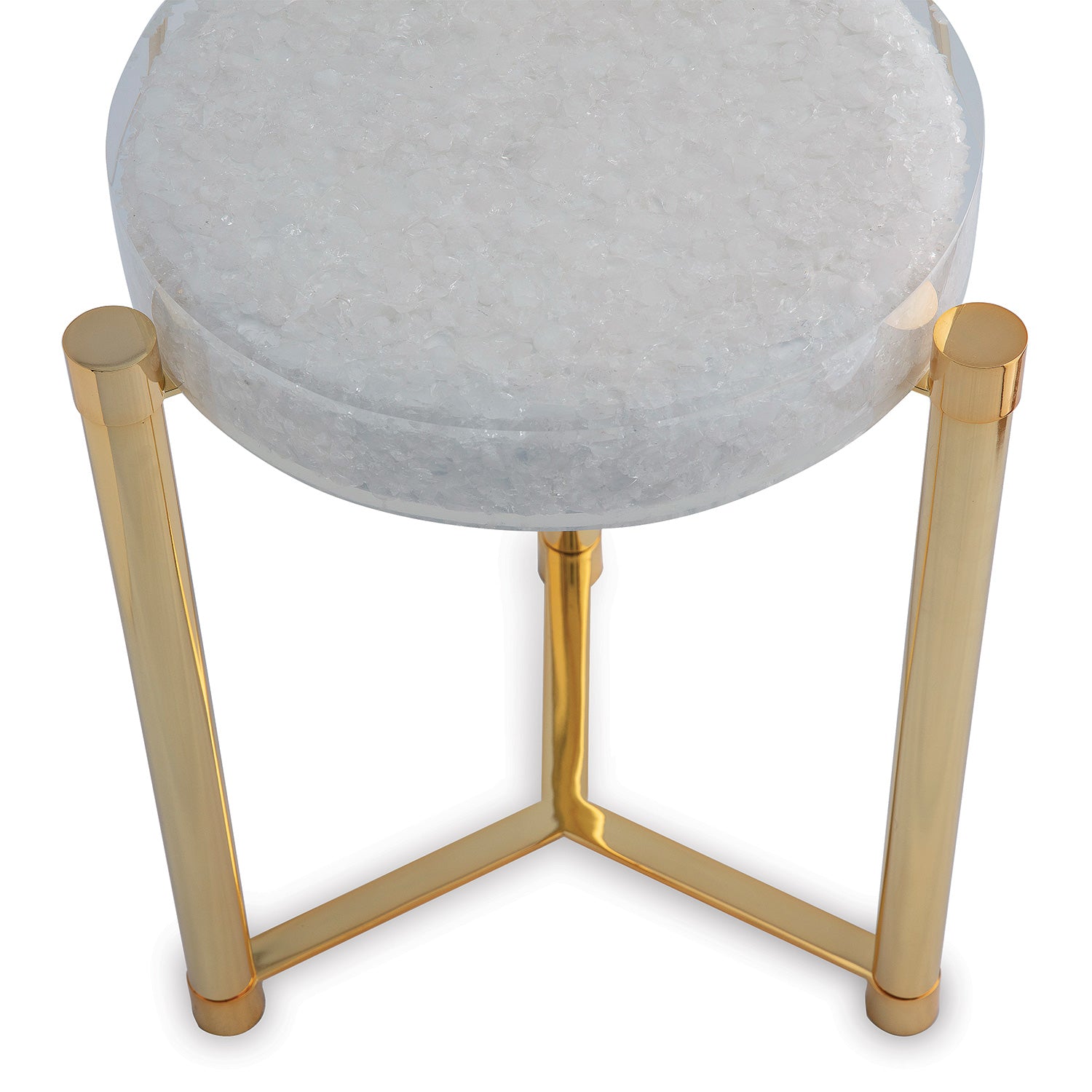 Port 68 Stoneridge Accent Table, White