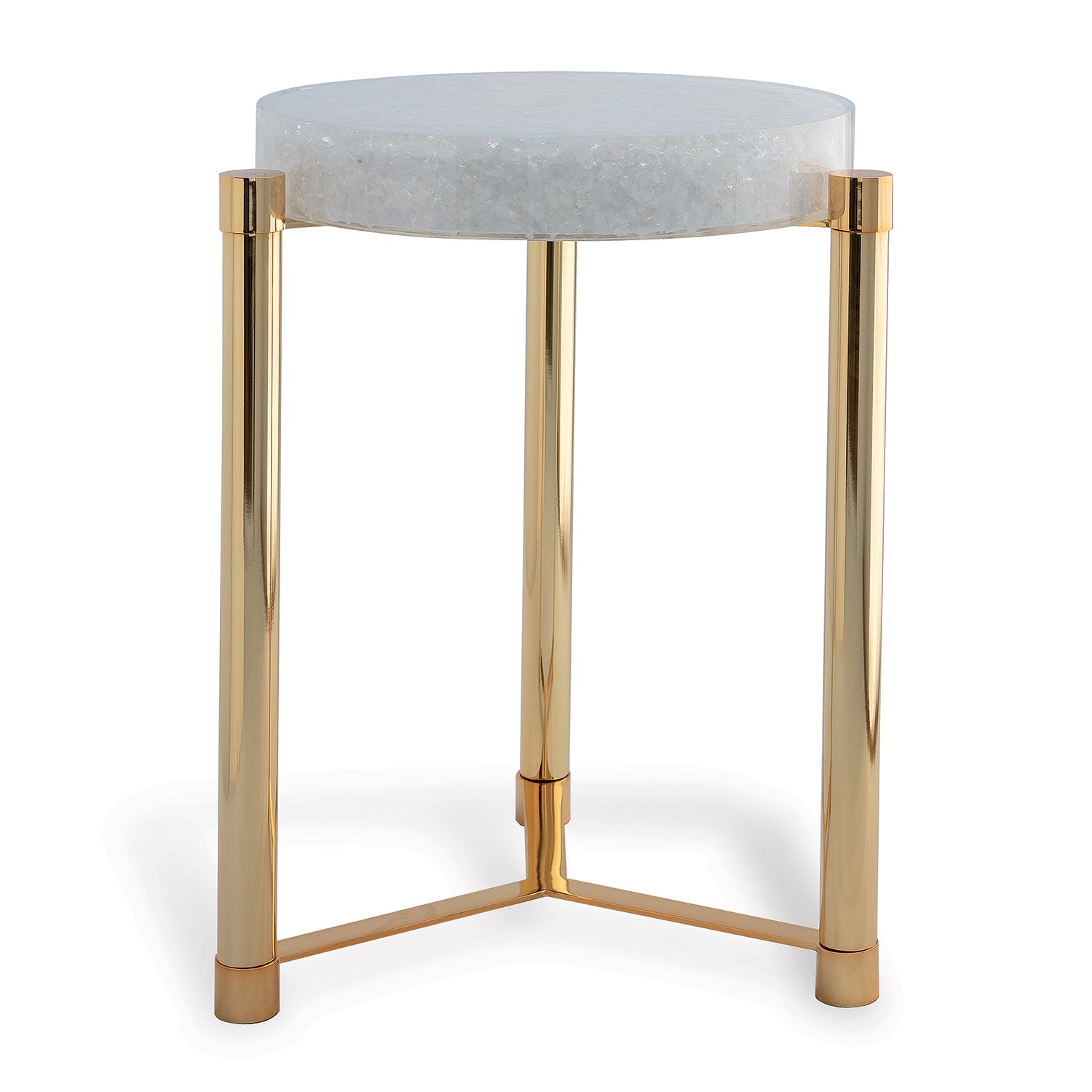 Port 68 Stoneridge Accent Table, White