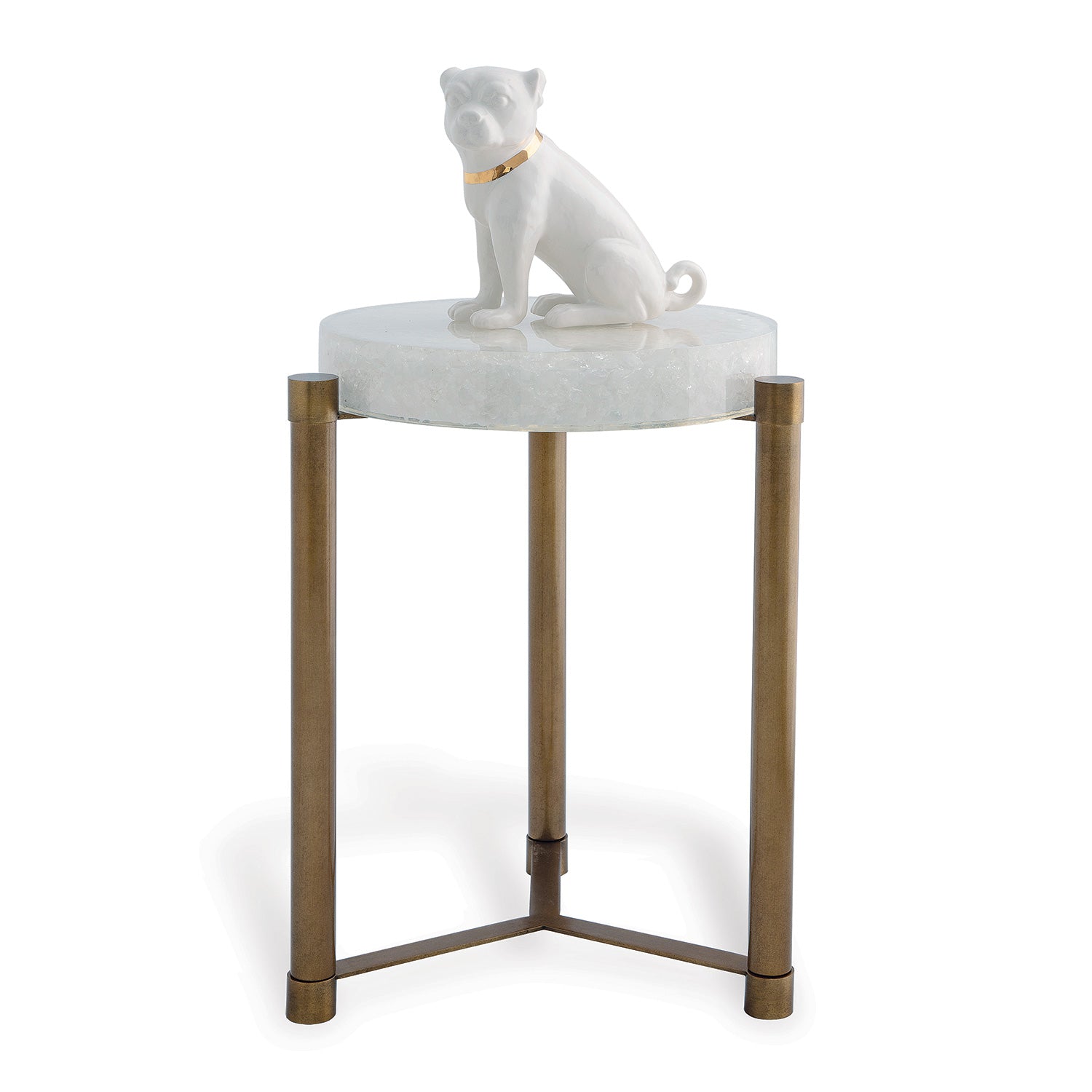 Port 68 Stoneridge Accent Table, White