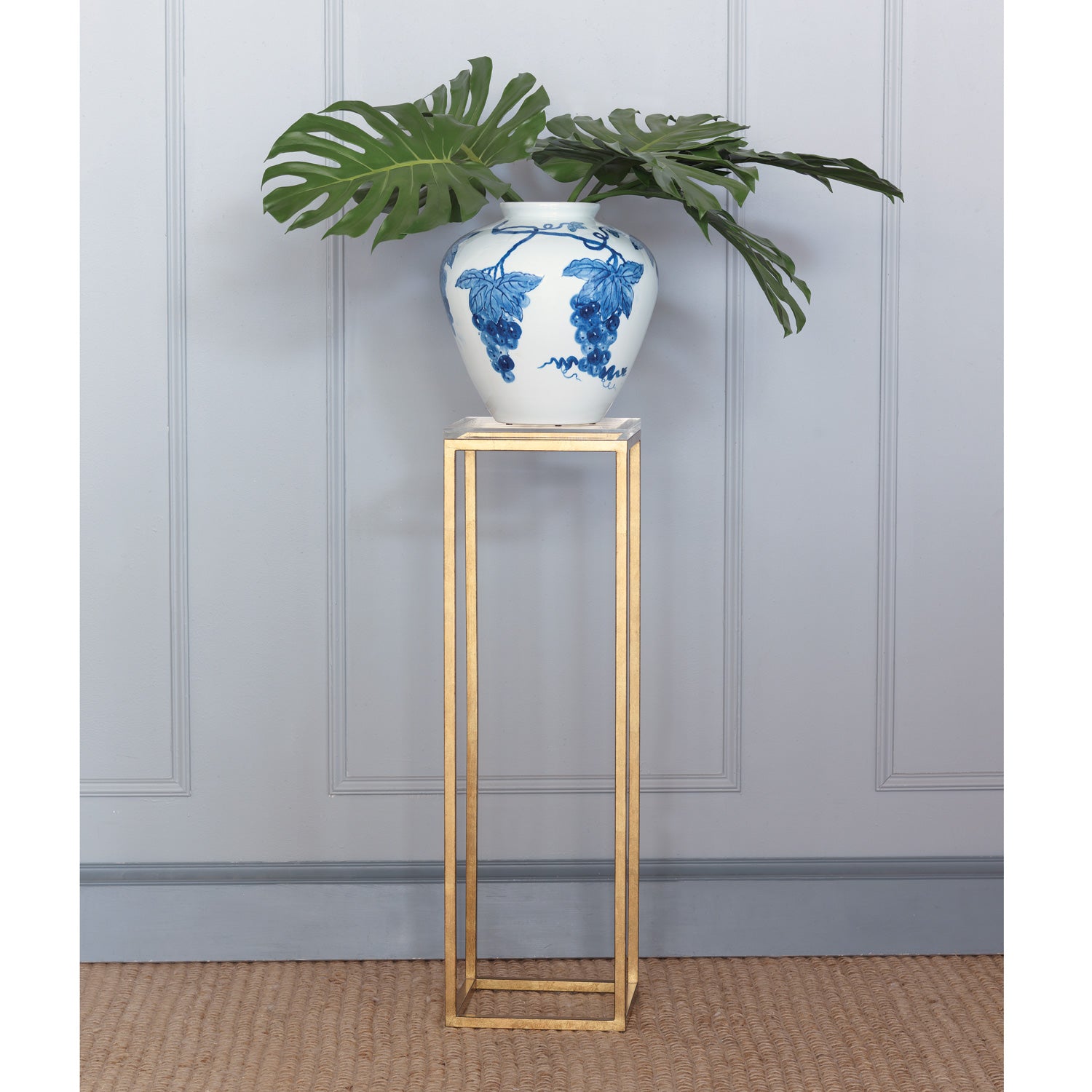 Port 68 Drake Lucite Pedestals-Gold
