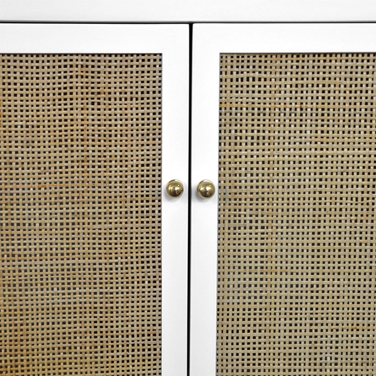 Worlds Away Alden Cane Front Cabinet