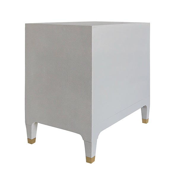 Worlds Away Amber Nightstand