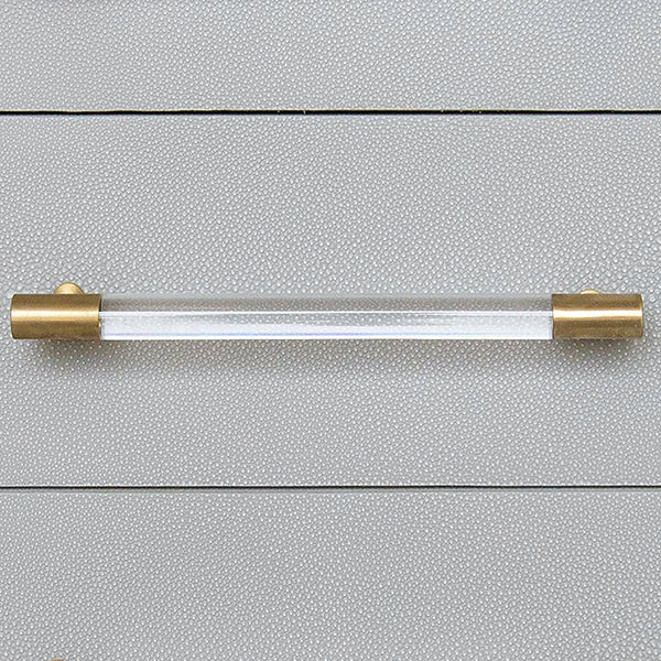 Worlds Away Amber Three Drawer Side Table