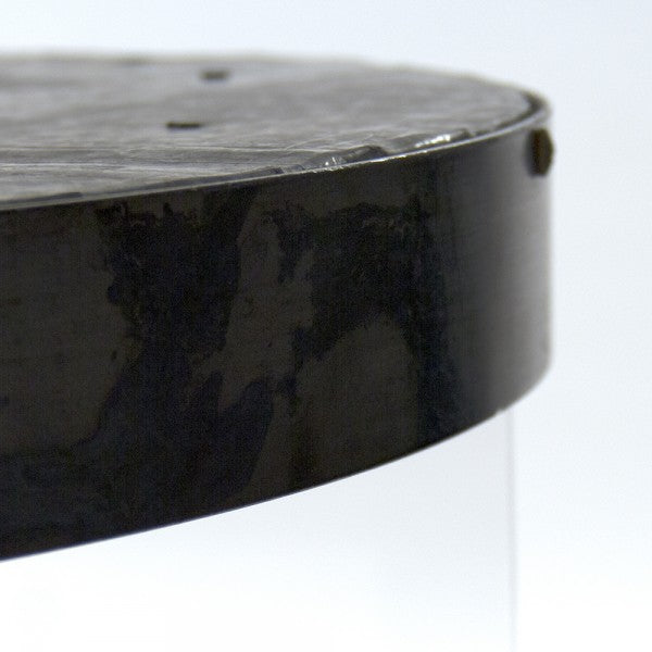 Zentique Cameron End Table Rustic Galvanized Tin