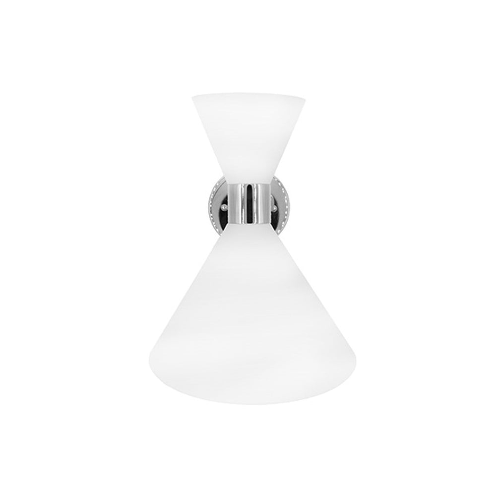 Worlds Away August White Wall Sconce