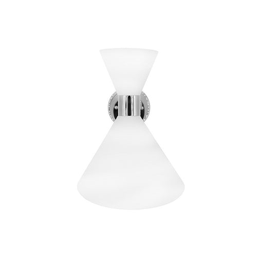 Worlds Away August White Wall Sconce