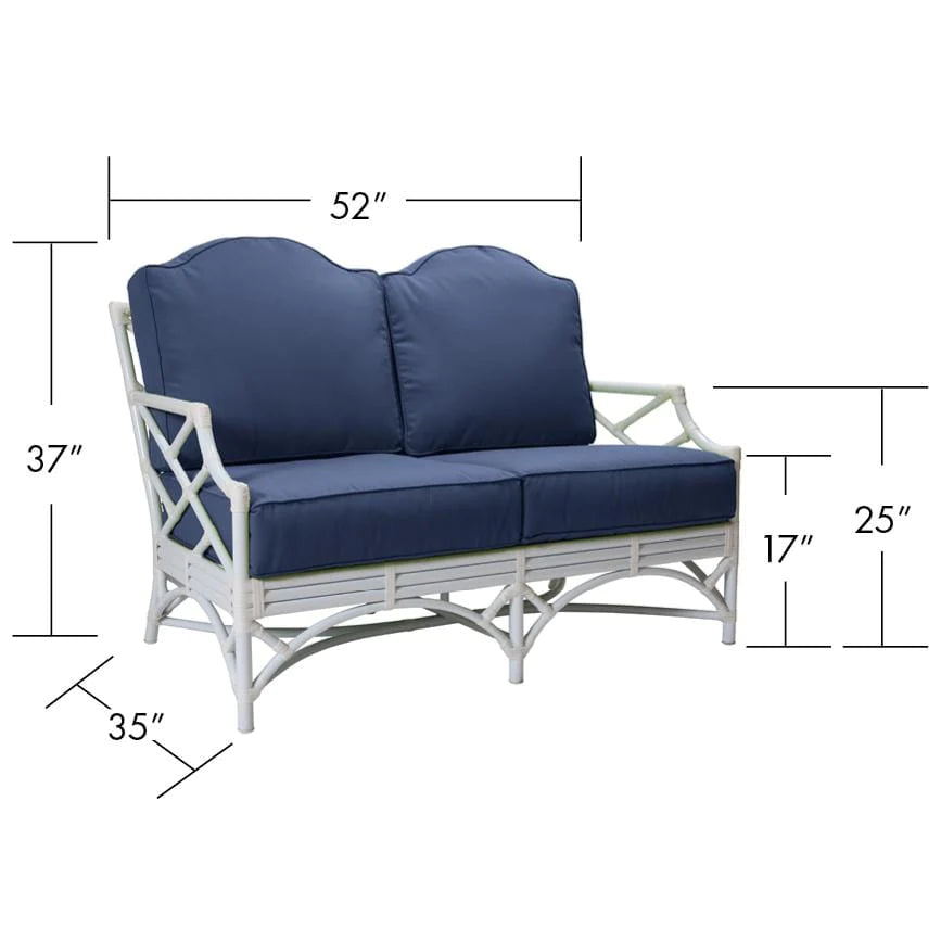 Chippendale Outdoor Loveseat by David Francis Furniture