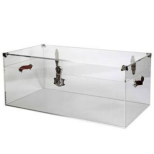 Jamie Dietrich Bella Trunk Acrylic with Leather Handles