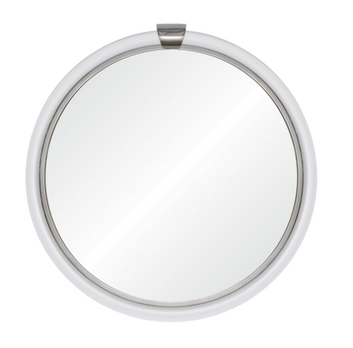 Round Acrylic Mirror by Mirror Home Brushed Brass