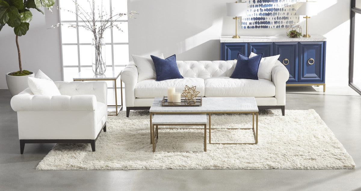 Essentials for Living Azure Carrera Media Sideboard