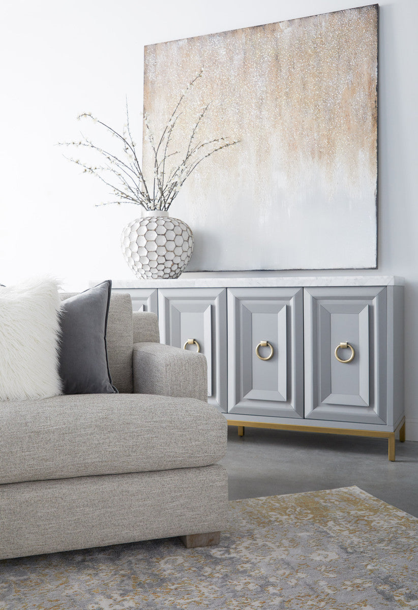 Essentials for Living Azure Carrera Media Sideboard