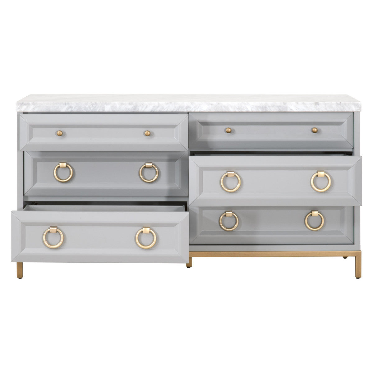 Essentials For Living Azure Carrera 6 Drawer Double Dresser
