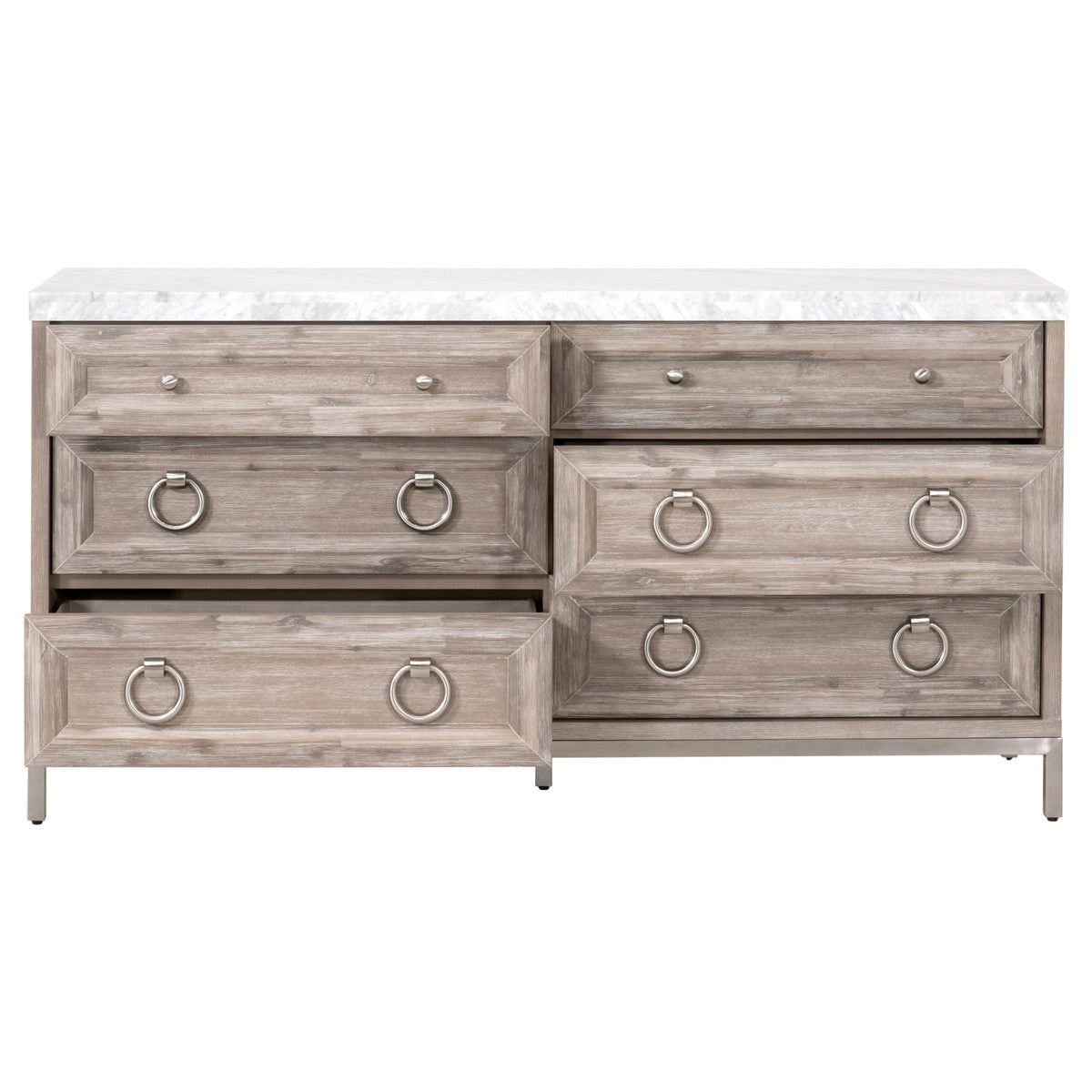 Essentials For Living Azure Carrera 6 Drawer Double Dresser