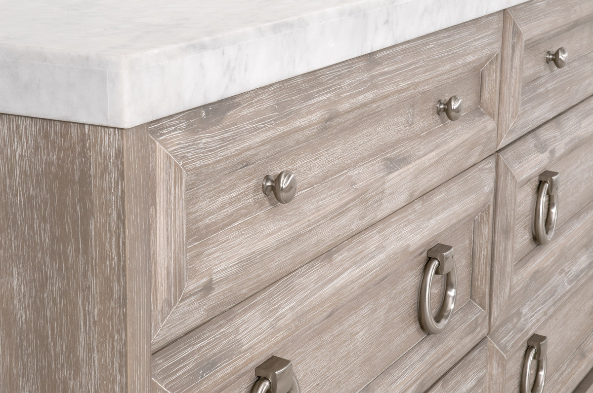 Essentials For Living Azure Carrera 6 Drawer Double Dresser