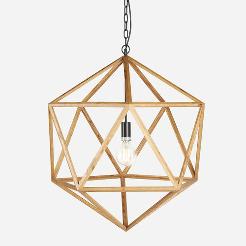 BoBo Intriguing Objects Wooden Polyhedron Chandelier