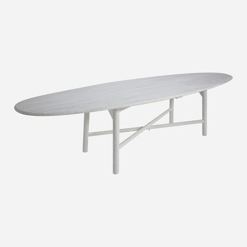BoBo Intriguing Objects Surf Dining Table in Whitewashed Pine