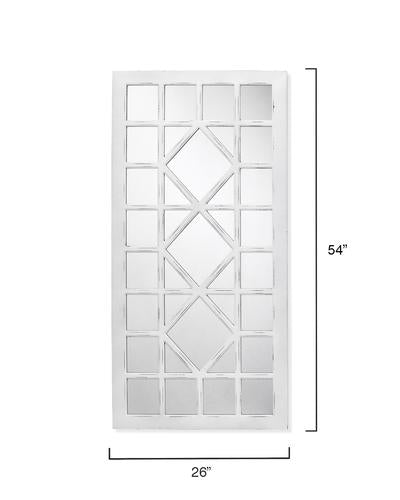 Virginia Mirror In Ivory Painted Wood Lifestyle by JY