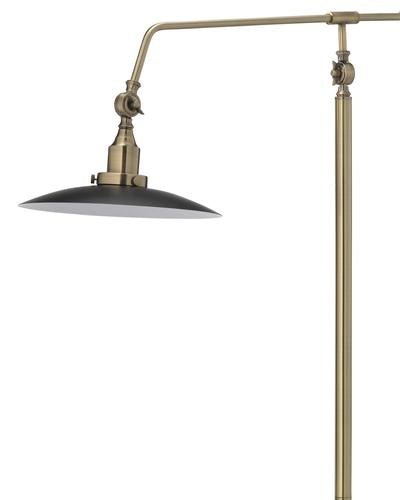 Mid Century Modern Floor Lamp – Antique Brass