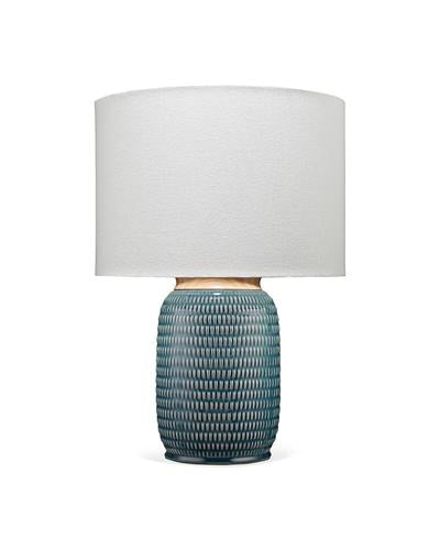 Graham Table Lamp In Blue Ceramic