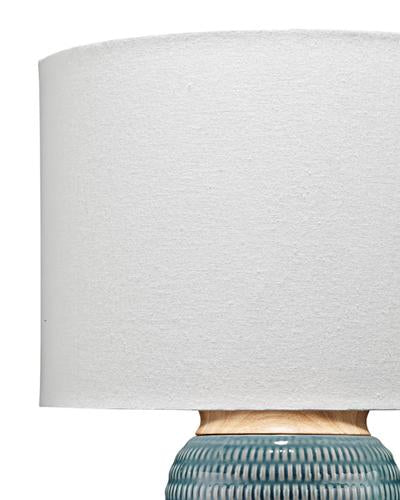 Graham Table Lamp In Blue Ceramic Lifestyle by JY