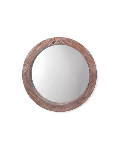 Reclaimed Mirror In Natural Wood