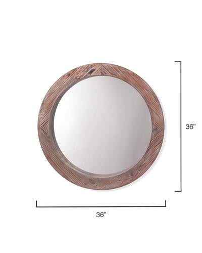 Reclaimed Mirror In Natural Wood Lifestyle by JY