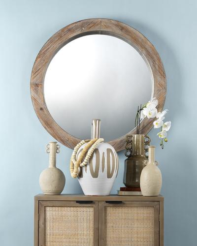 Reclaimed Mirror In Natural Wood Lifestyle by JY