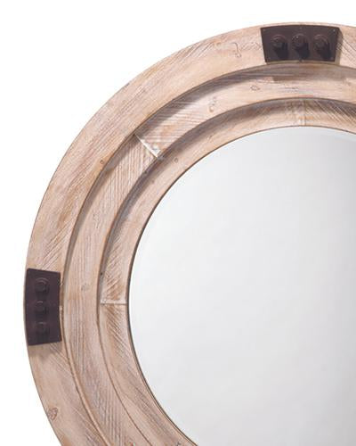 Foreman Mirror In White Washed Wood Lifestyle by JY