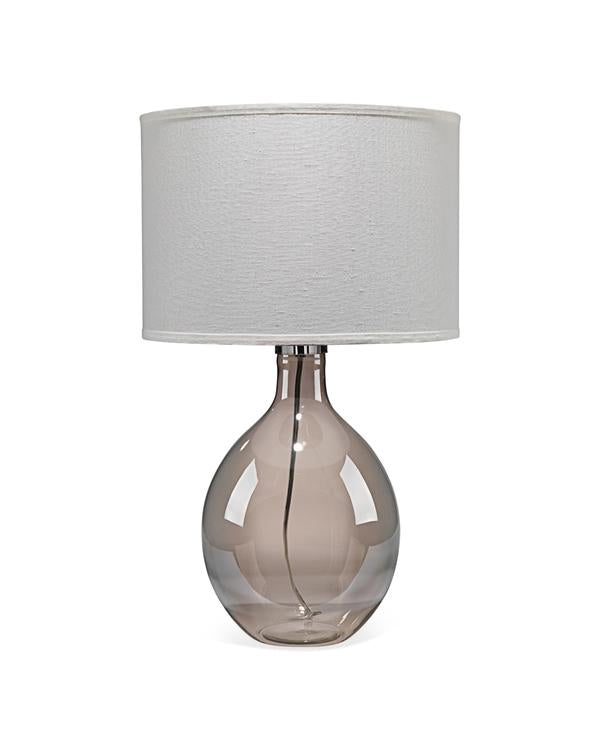 Juliette Table Lamp In Grey Glass Lifestyle by JY