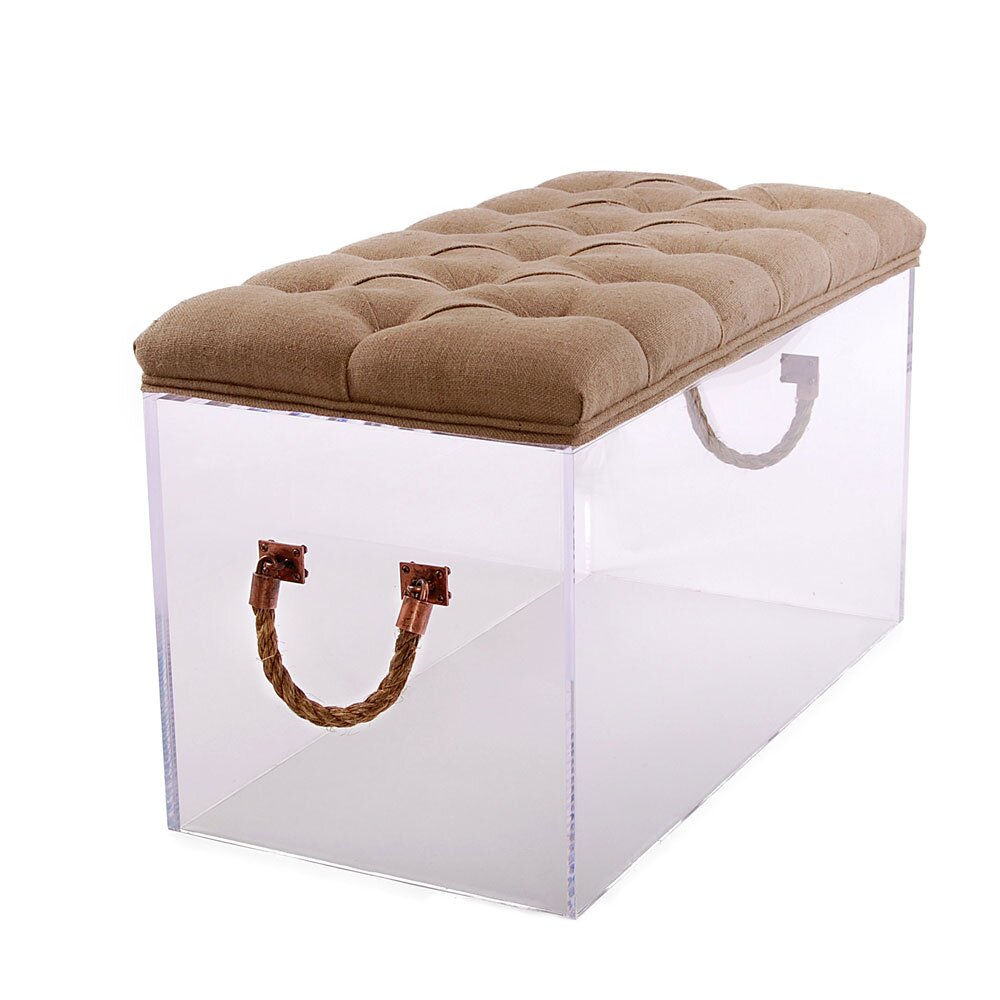 Bella Bench with Linen Cushion by Jamie Dietrich