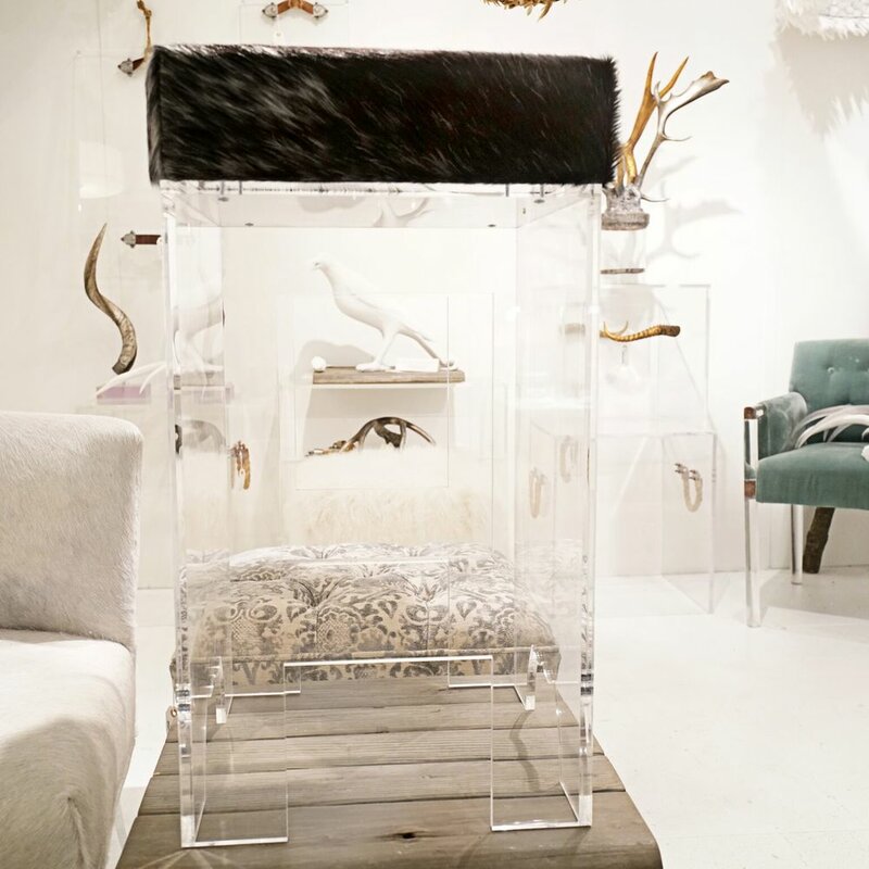 Jamie Dietrich Bella Acrylic 29" Bar Stool