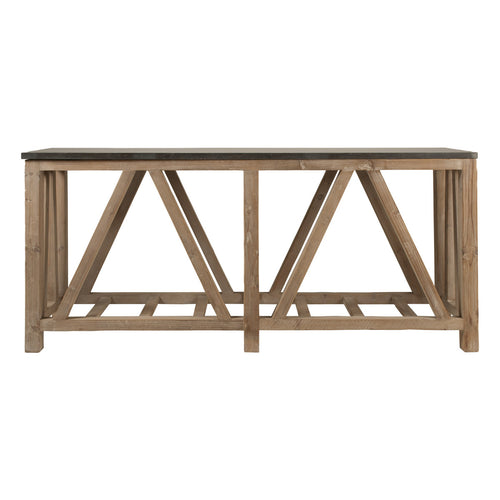 Essentials For Living Blue Stone Console Table
