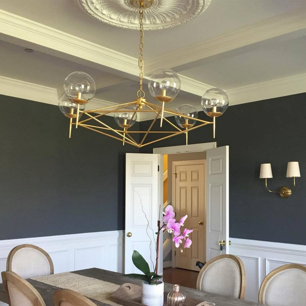 Worlds Away Rowan Chandelier