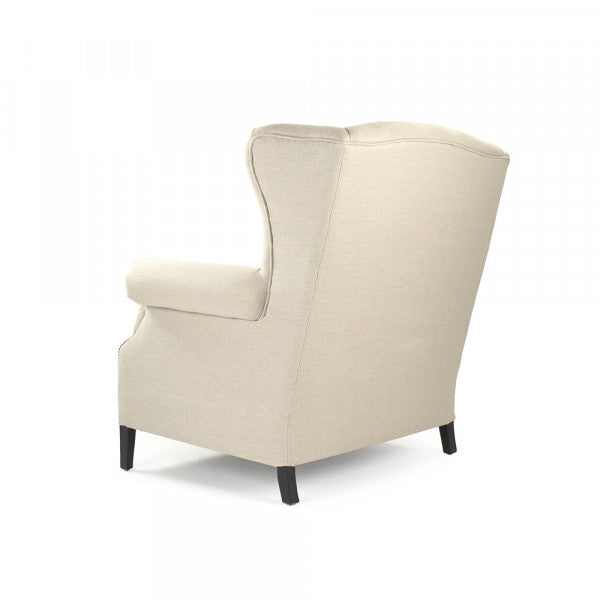 Zentique Napoleon Half Wingback Chair