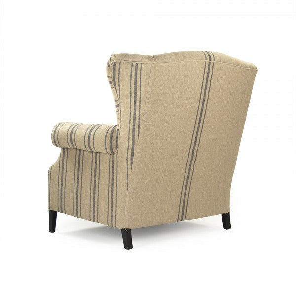 Zentique Napoleon Half Wingback Chair