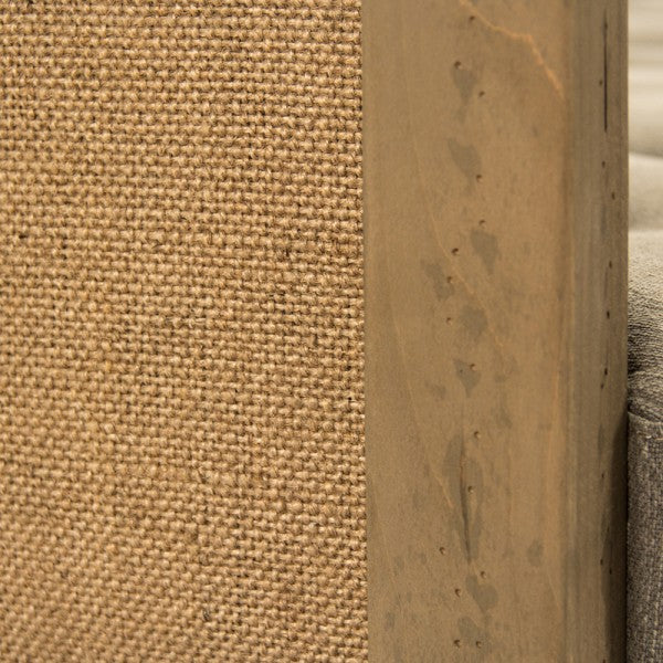 Zentique Vert Deconstructed Sofa Green Moss Linen/Cotton, Jute