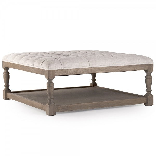 Zentique Square Tufted Ottoman