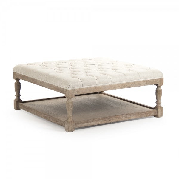 Zentique Square Tufted Ottoman