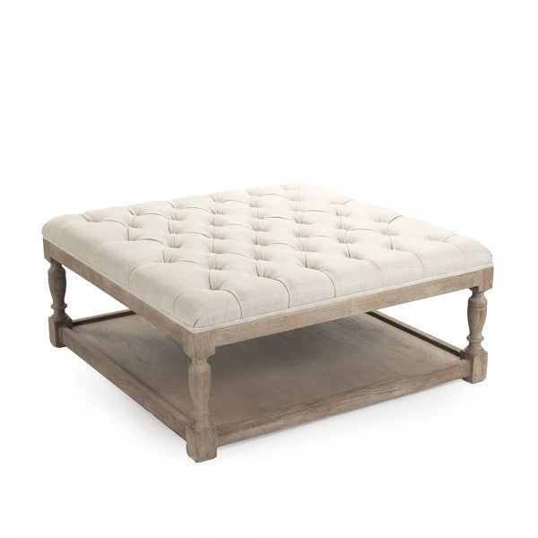 Zentique Square Tufted Ottoman