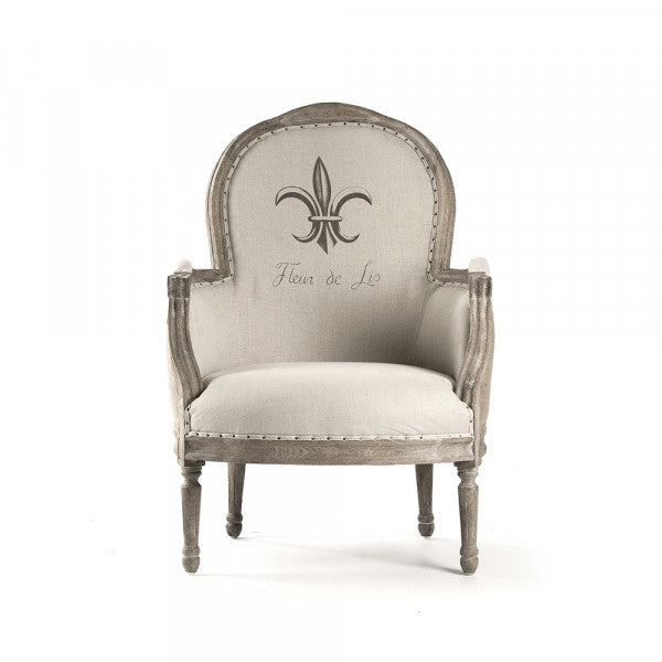 Zentique Lance Chair Natural Linen
