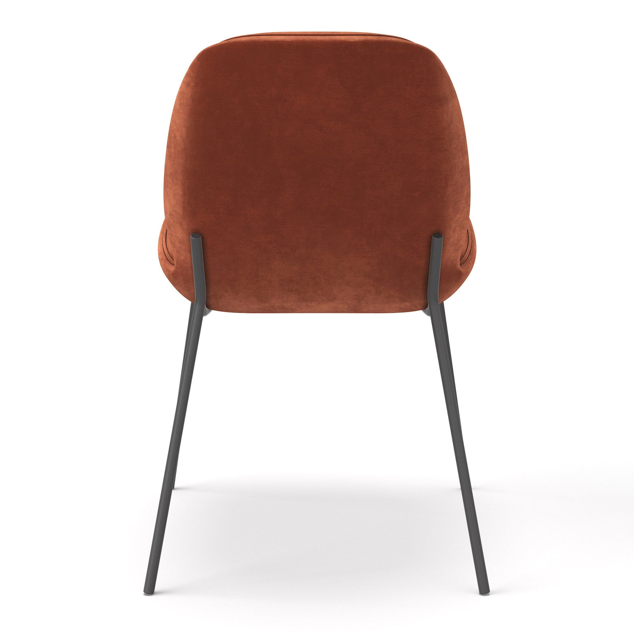 Urbia Dauphine Side Chair (set of 2), Burnt Orange