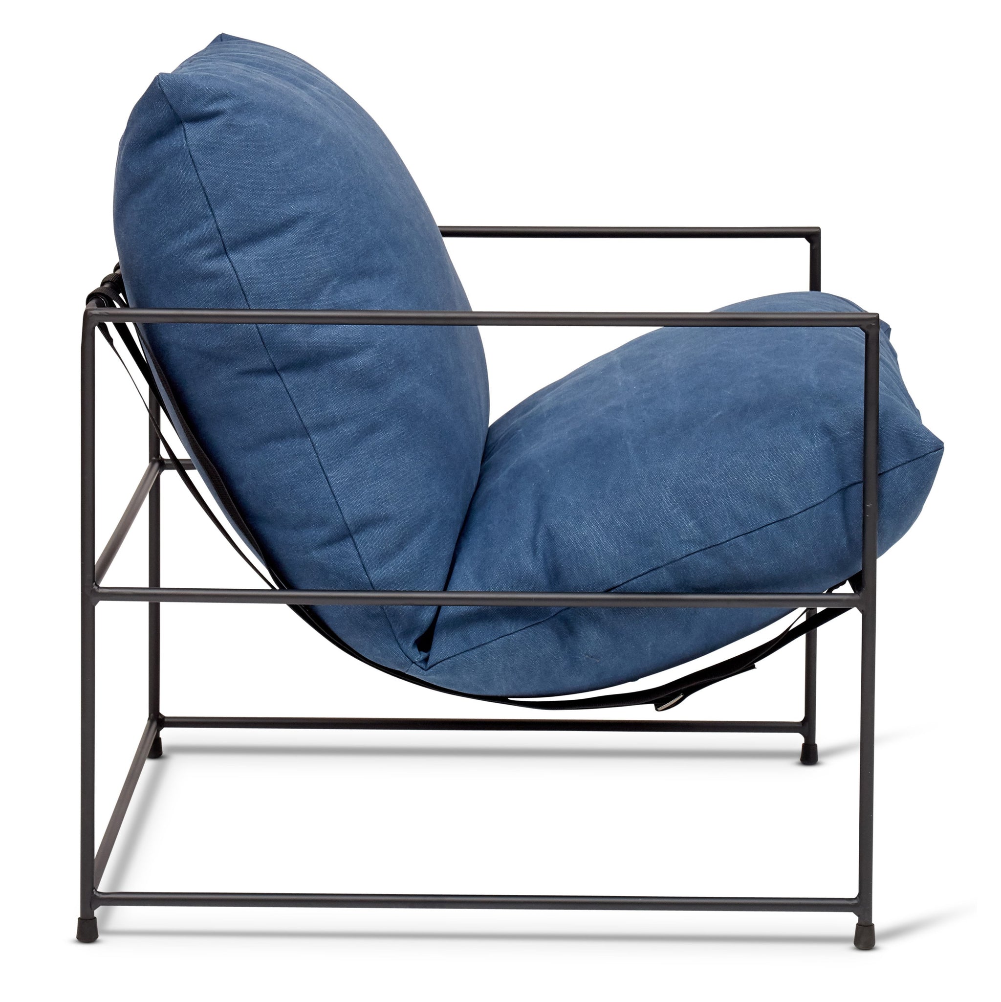 Urbia Trent Accent Chair, Washed Navy