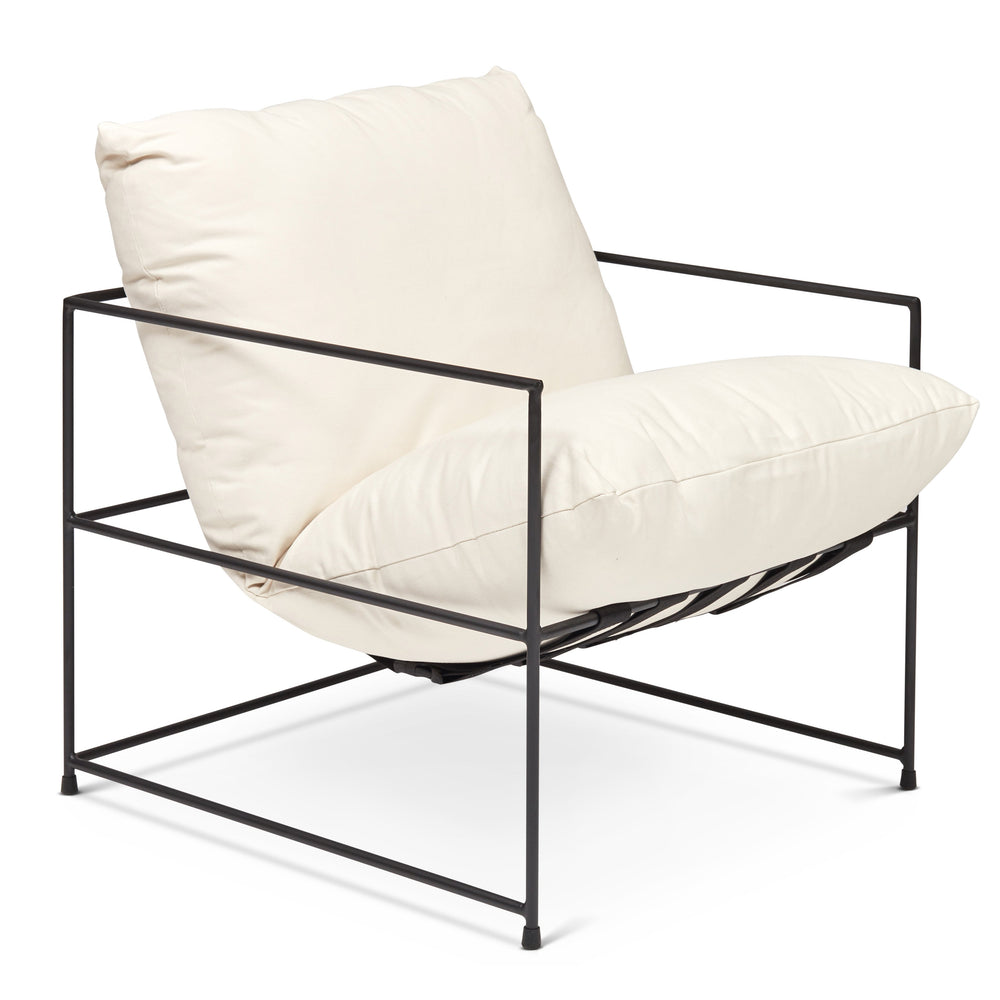 Urbia Trent Accent Chair, Washed White