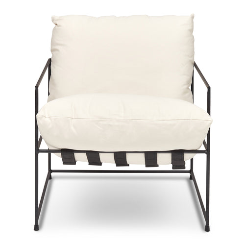 Urbia Trent Accent Chair, Washed White