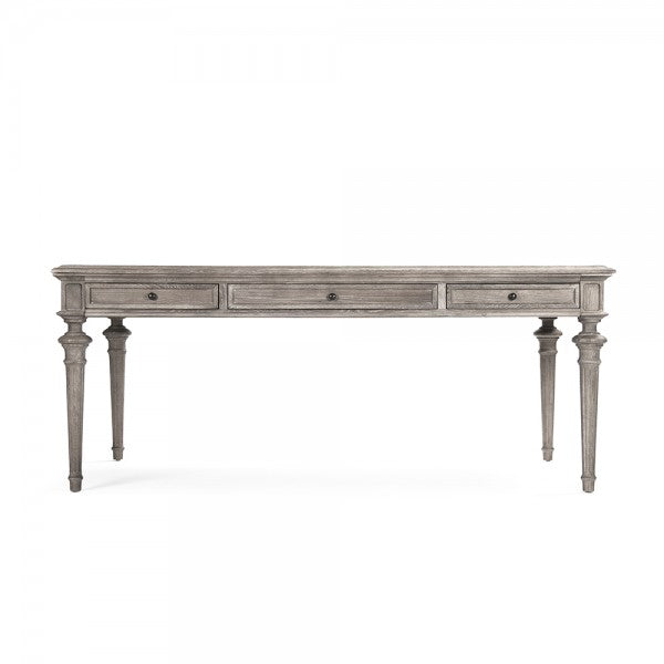 Zentique Nadine Dining Table Limed Grey Oak