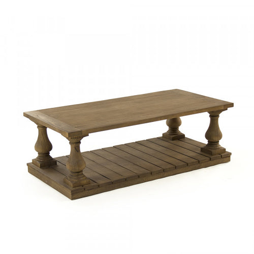 Zentique Bellamy Coffee Table Stained Natural