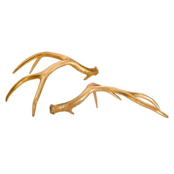 Golden Antlers, Set of 2 by Couture Lighting